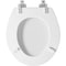 Mayfair Mayfair by Bemis Benton Slow Close Round White Enameled Wood Toilet Seat 26CHSL-000 - alternate 5